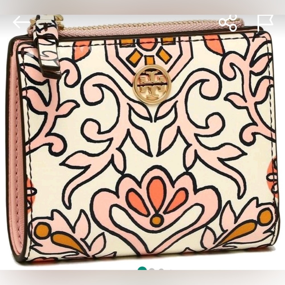 Tory Burch Hicks Garden Party Mini Wallet